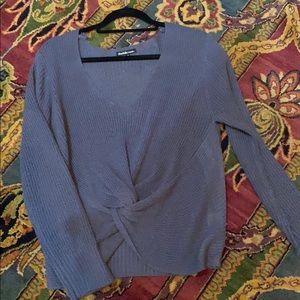 Purple knit sweater